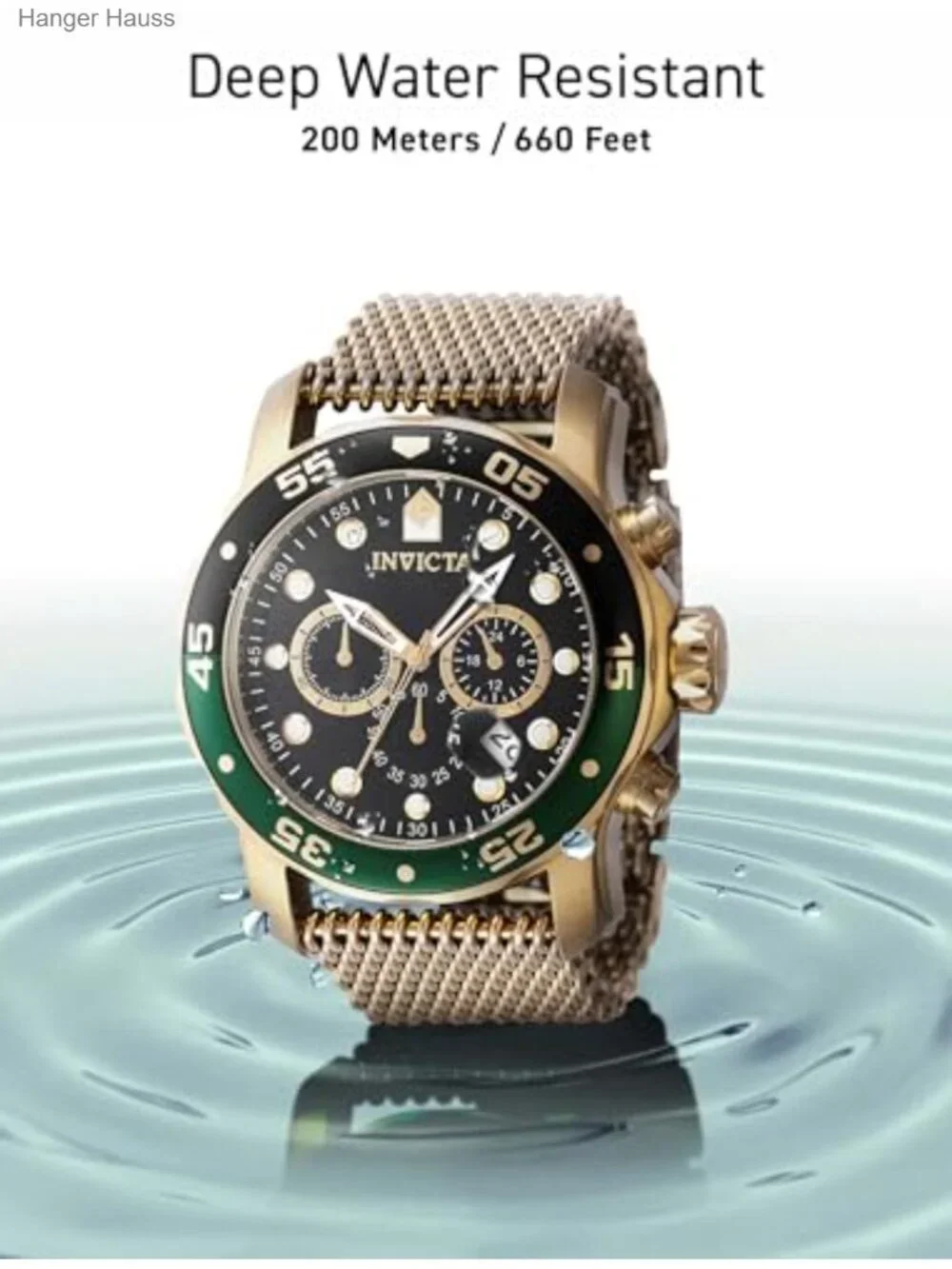 Stainless Steel Quartz Chronograph Wrist Watch